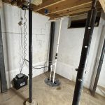Basement waterproofing system installed in Ohio